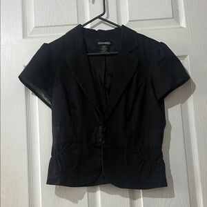 Covington Black Short Sleeve Blazer